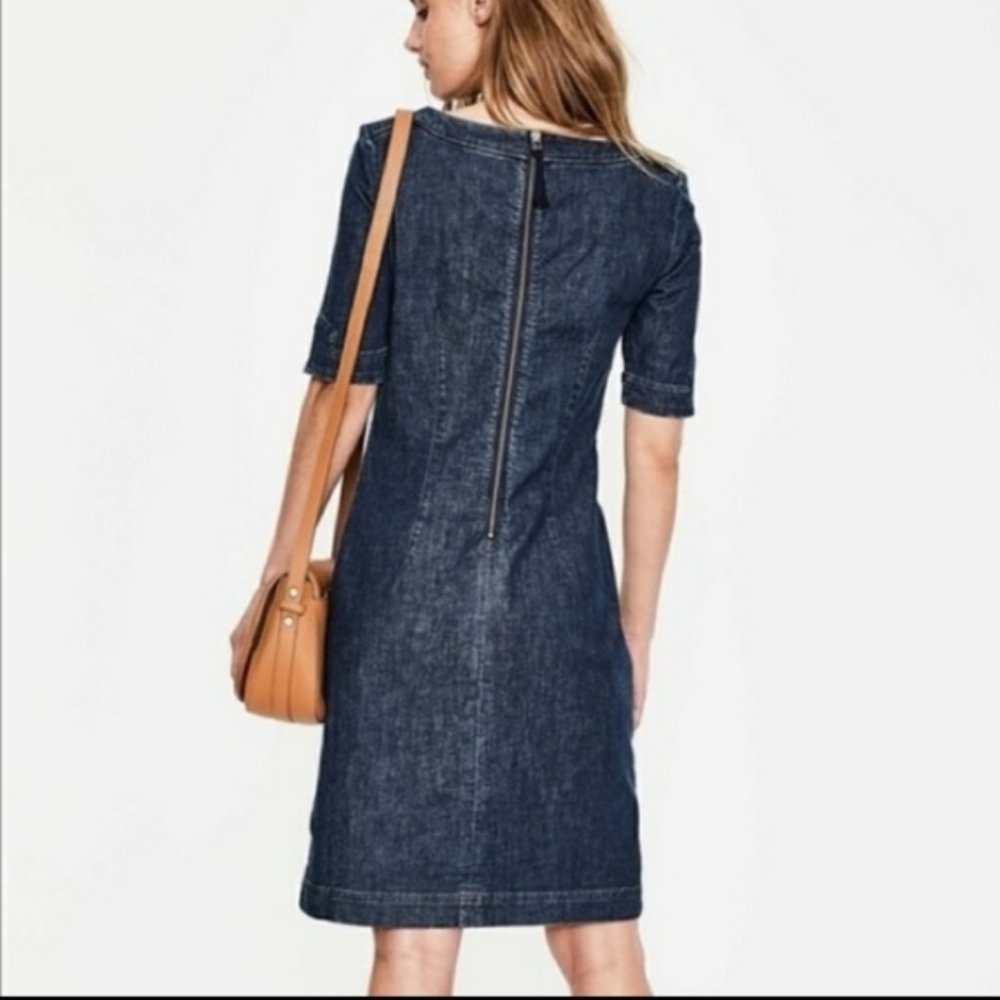 Boden Rhea Denim Dress - Picture 2 of 6